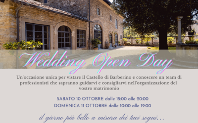 Wedding Open Day – 10/11 Ottobre 2020